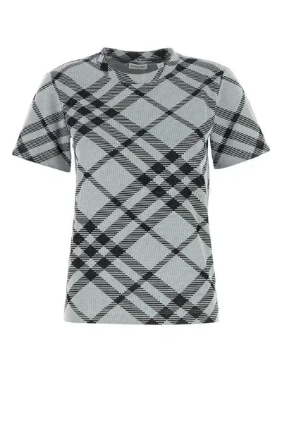 Burberry Topwear In Whiteblackipcheck