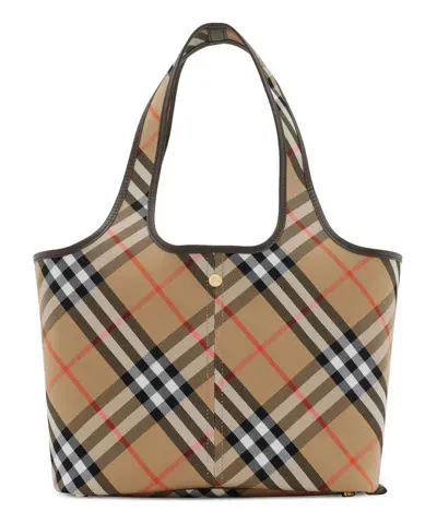 Burberry Tote Bag In Beige