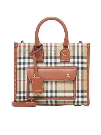 Burberry Tote In Beige