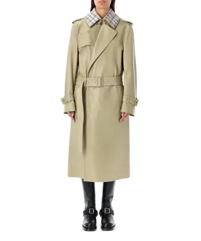 Burberry Trench Coat In Beige