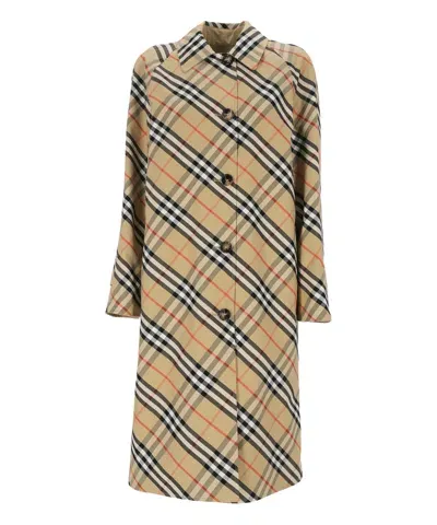 Burberry Trench Coat In Multicolor