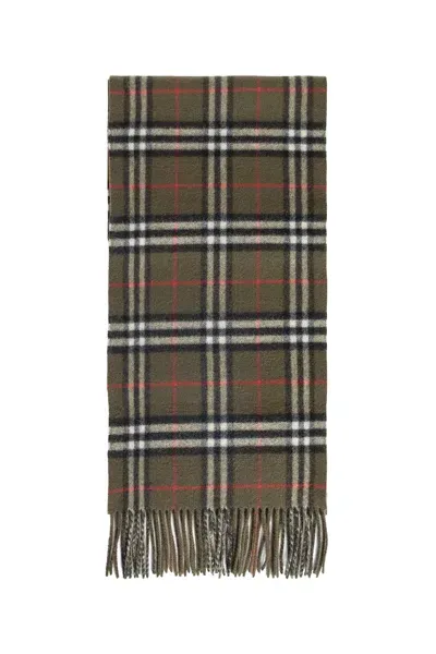 Burberry Unisex Green Scarves