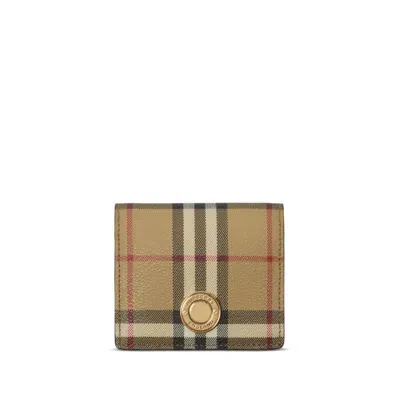 Burberry Wallet In Neutrals