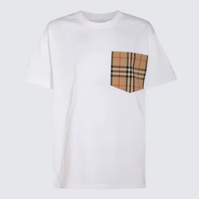 Burberry White Cotton T-shirt