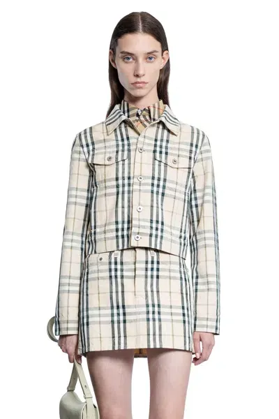 Burberry Woman Beige Jackets