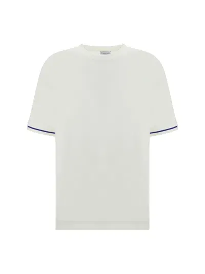 Burberry Cotton T-shirt In Multicolor