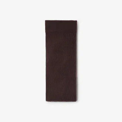 Burberry Wool Blend Tights In Dark Chocolate