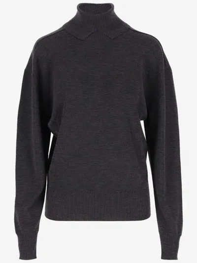 Burberry Wool Pullover In Grey