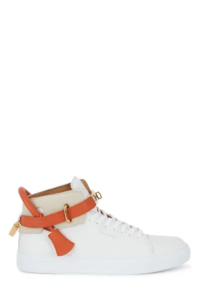 Buscemi Belted High In White