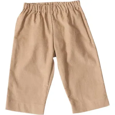 Busy Bees Babies'  Luke Pull-on Pant In Khaki Corduroy