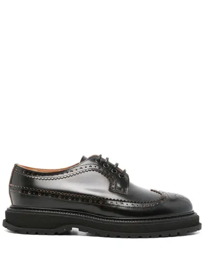 Buttero Lucca Brogues In Black