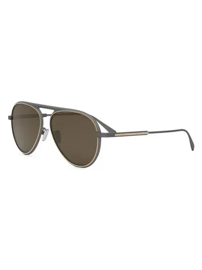 Bvlgari Octo Pilot Sunglasses In Brown