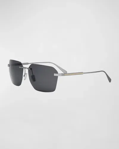 Bvlgari Octo-polar Sunglasses In Matte Palladium Polarized