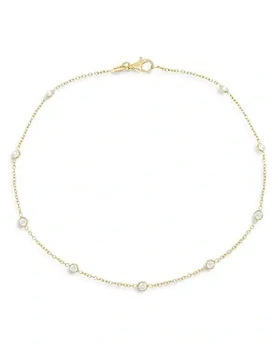 By Adina Eden By The Yard Anklet In Silver/gold