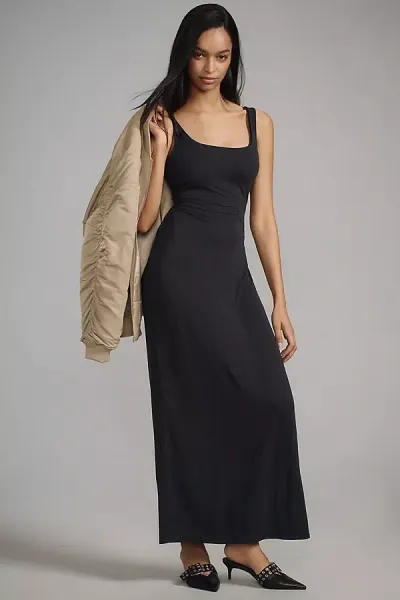 By Anthropologie Knit Maxi Dress In Black