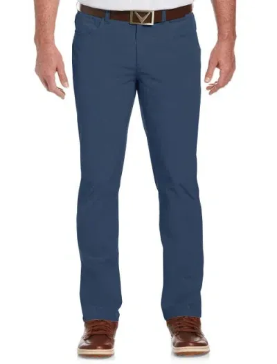 Callaway 5-pocket Flat-front Everplay Pants In Navy Heather