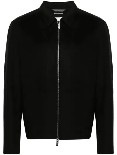 Calvin Klein Zip-up Technical Jacket In Black