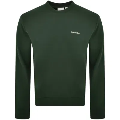 Calvin Klein Micro Logo Repreve Sweatshirt Green