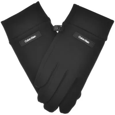 Calvin Klein Neoprene Gloves Black