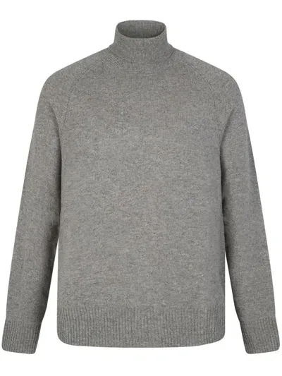 Calvin Klein Recycled Wool Jumper In Grey