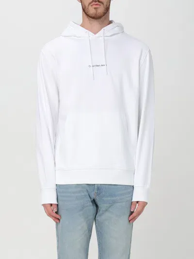 Calvin Klein Sweatshirt  Men Color White In Weiss