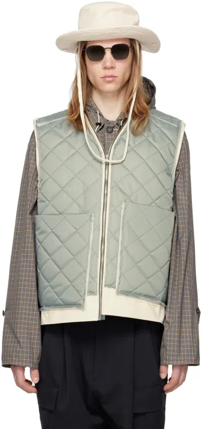 Camiel Fortgens Green Research Vest In Sage