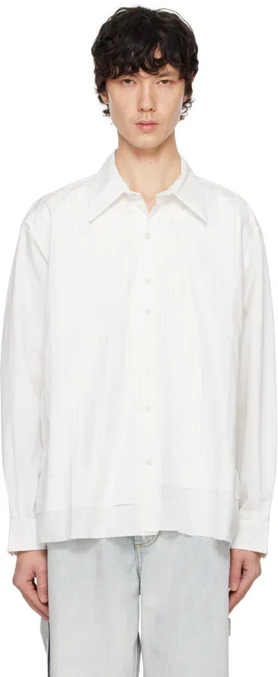 Camiel Fortgens White Quilted Shirt