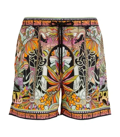 Camilla Daytrippin Swim Shorts In Multicolor