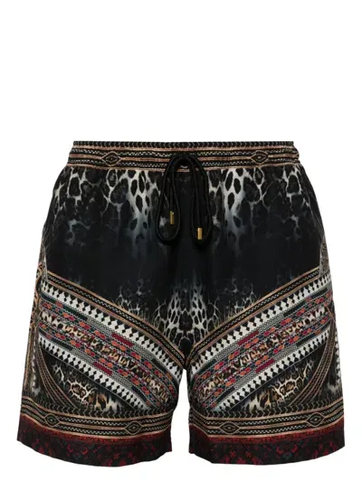 Camilla Pretty Fly For The Sinai Swim Shorts In Multicolor