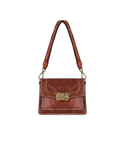 Campomaggi Agnese Cognac Crossbody Bag In Brown