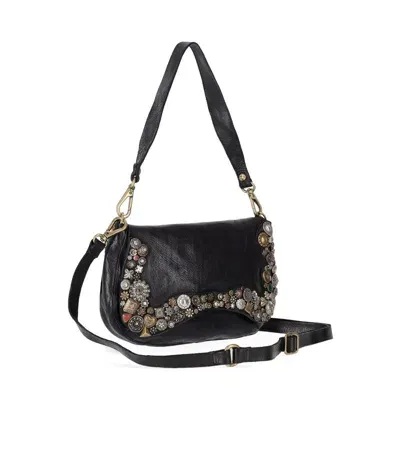 Campomaggi Black Shoulderbag With Studs