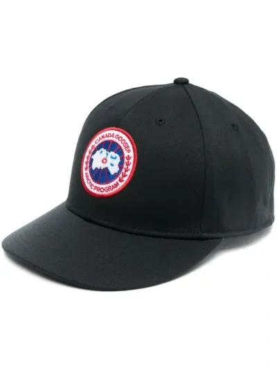 Canada Goose Men's Arctic Disc Adjustable Logo Cap In Black Noir