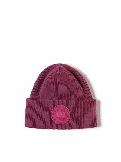 Canada Goose Arctic Toque Garment Dye Hat In Fuchsia