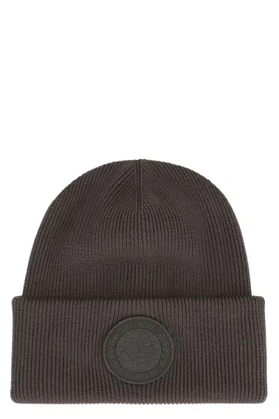 Canada Goose Artic Toque Wool Hat In Grey