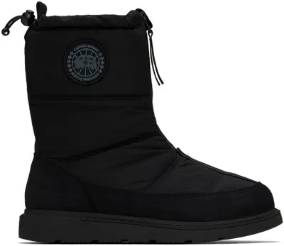 Canada Goose Crofton Fold Puffer Boots In Black - Noir