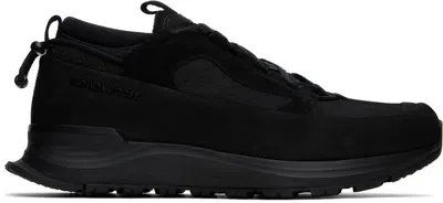 Canada Goose Black Glacier Trail Sneakers In Black/black