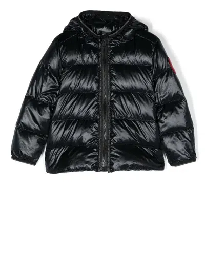 Canada Goose Babies' Crofton Padded Jacket In Black