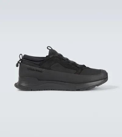 Canada Goose Glacial Trail Leather Sneakers In Black