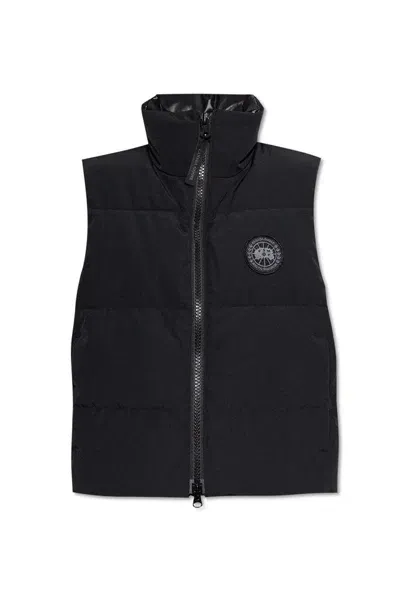 Canada Goose Grandview Cropped Vest In Black