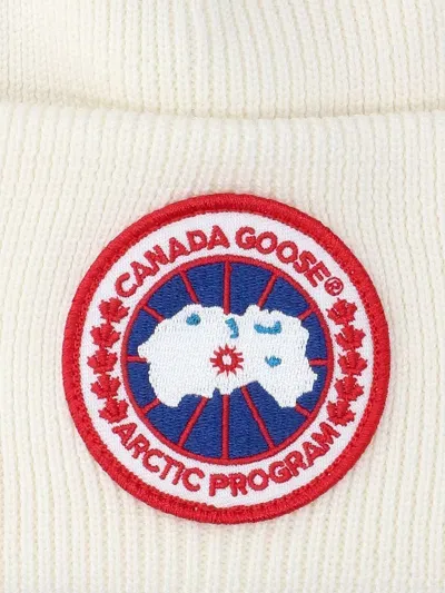 Canada Goose Logo Cap In White