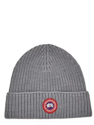 Canada Goose Wool Hat In Grey