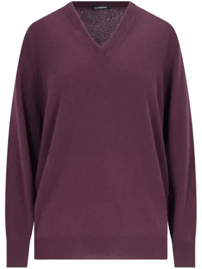 Canessa Cashmere Jumper In Brown