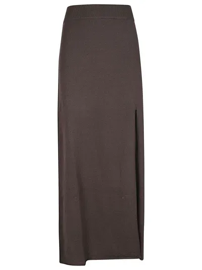 Canessa Selene Long Skirt In Brown