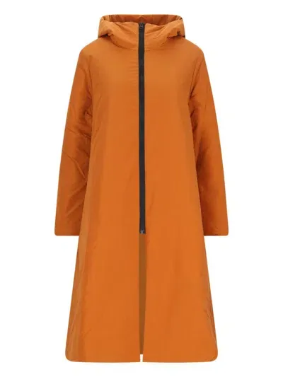 Cape 'inuit' Waterproof Coat In Orange