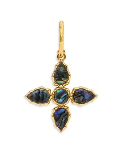 Capucine De Wulf Aurora Reversible Pendant In Multi/gold