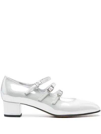 Carel Paris White Reflex Patent Leather M Shoes