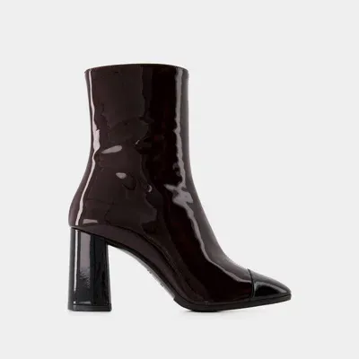 Carel Paris Donna Ankle Boots In Brown