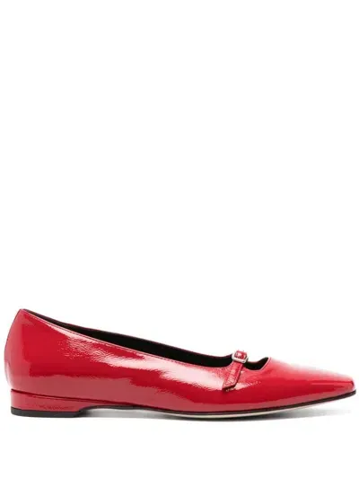 Carel Paris Emilie Ballerina Shoes In Red