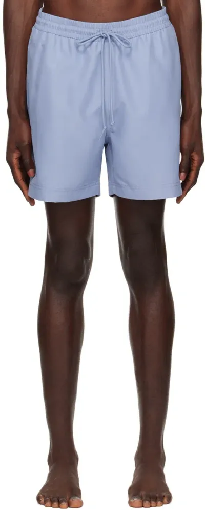 Carhartt Blue Chase Swim Shorts In Xx 29x Charm Blue /