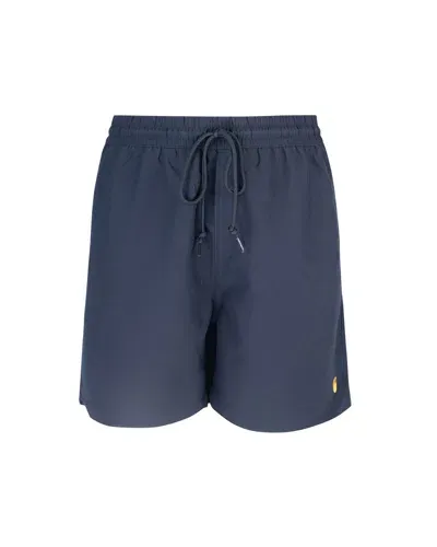 Carhartt Chase Swim Trunks Dark Navy In 00hxx